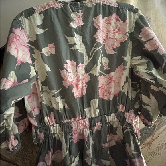 Rebecca Taylor La Vie Floral Jumpsuit SZ Medium Damage - Picture 7 of 11